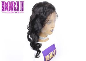 Wholesale 180% Density Women Lace Front Wigs Human Hair Loose Deep Wave Glueless Swiss Black Women from china suppliers