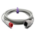 Biolight A8 4 Pin Invasive Blood Pressure Cable IBP Extension 2.7m Length