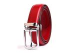 Pin Buckle 2.8cm Womens Genuine Leather Belt For Pants