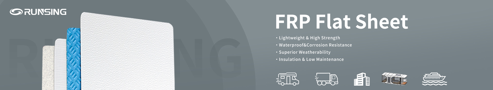 Scratch Resistant Glare-Free FRP Panel Manufacturers Low-Gloss