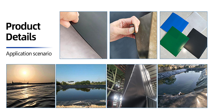 1m-10m Width HDPE Geomembrane Liner for Fish Shrimp Farm Welding Machine to Benefit Farms