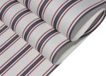 Mediterranean Modern Removable Wallpaper,Blue And Red Striped Wallpaper 0.53*10M