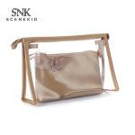 Eco Friendly Waterproof PVC Transparent Makeup Washing Bags for Travel