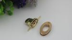 Manufacture zinc Alloy handbag hardware wholesale free sample medium oval turn