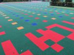 Interlocking Moistureproof Indoor Sports Flooring For Basketball Court