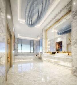 Wholesale Modern Luxurious Stainless Steel Vanity Cabinet Marble Top Bathroom Cabinet from china suppliers