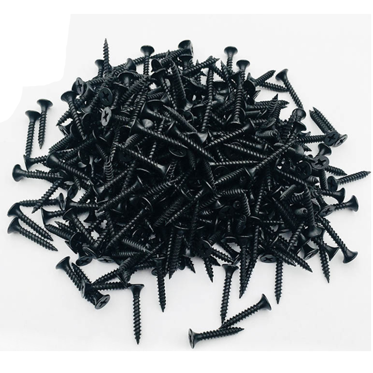 Self Tapping Screw Black Phosphate Fine Thread Drywall Screw Black Drywall Screw