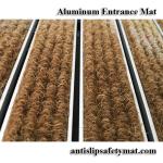 Anti Slip Ribbed Aluminum Entrance Mat Infill Recessed