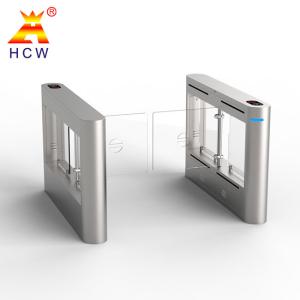 Wholesale Pedestrian Swing Turnstile Gate 304 Stainless Steel Cabinet With Face Recognition from china suppliers