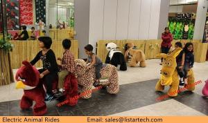 Wholesale Animal Rides For Sale Coin Operated Kiddie Rides Walking Stuffed Animals Bike from china suppliers