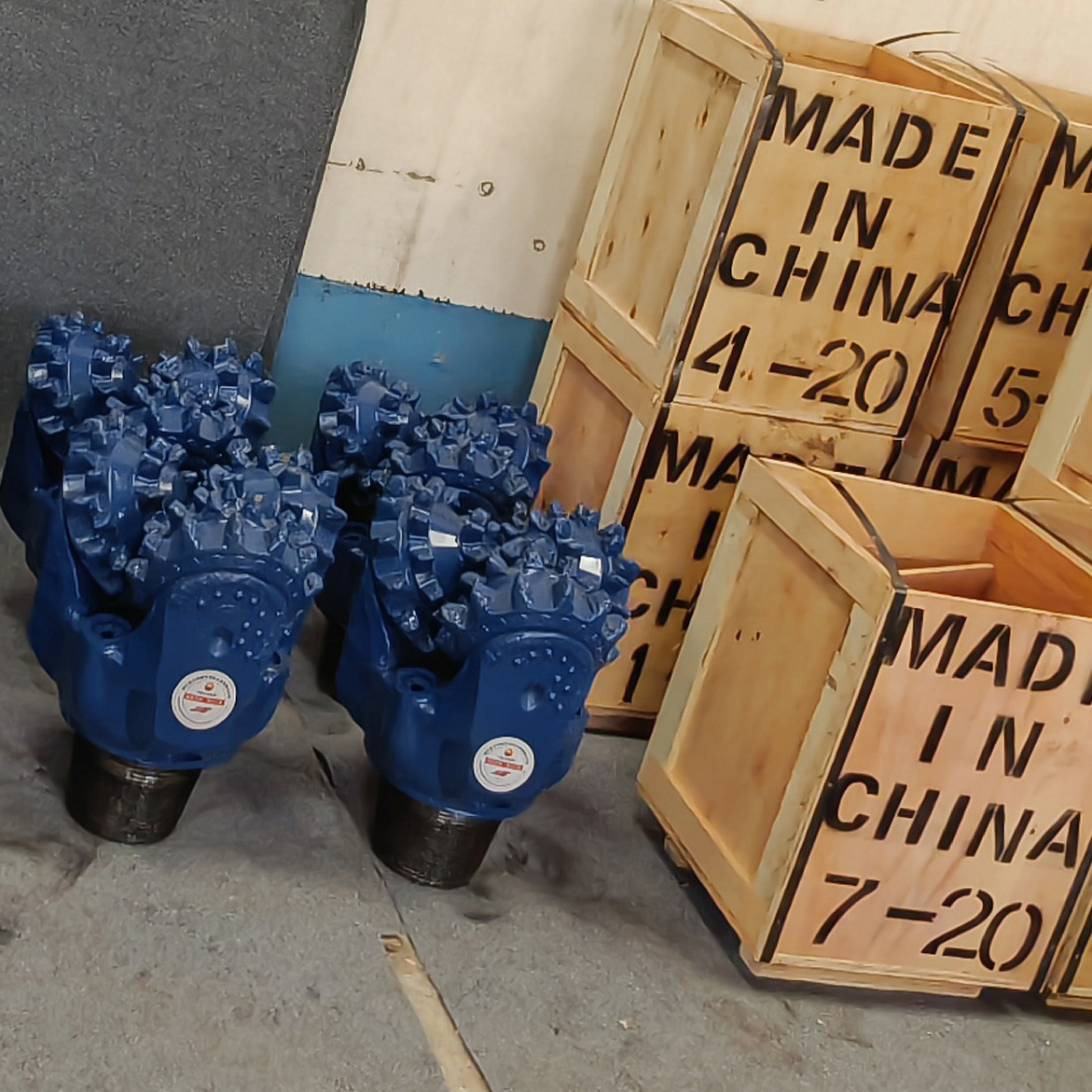 127 Single Layer Rubber Seal Milled Toothed Drill Bit For Mining