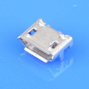 Wholesale Alinta Micro USB Receptacle DIP Horn Shape Stainless Steel Shell White for 10000 Cycles Durability from china suppliers