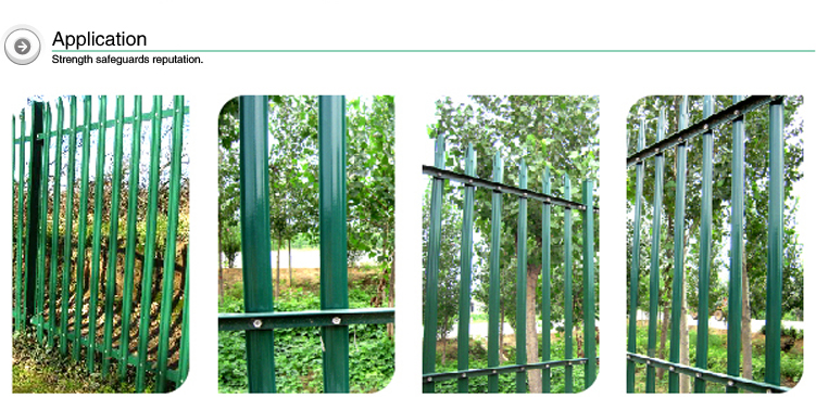 Hot selling long life stone palisade fence