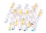 High level 10cm Disposable Crystal Independent Tube Brushes Brow