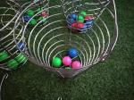 golf basket , iron golf basket , golf ball basket , golf metal basket , golf