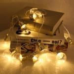 Battery LED string light Outdoor Warm White Fairy Lights Garland G50 Bulbs