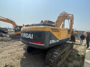 Wholesale Korean 22ton Used Hyundai Excavators 220 Heavy Hydraulic Backhoe 2nd Hand Diggers from china suppliers