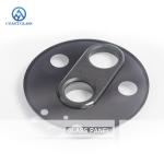 Screen Printing Cctv Camera Glass Cover Special Shaped Hollow