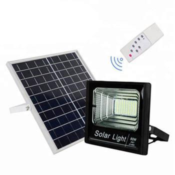 Outdoor 25W 40W 60W LED Solar Flood Light With Timer Security / IP65 Solar Flood Light