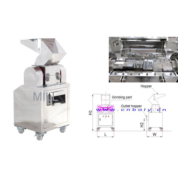 Shell Egg Shell Chilli Grinding Machine , Oyster Shell Crushing Machine