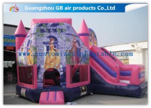 Wholesale Lovely Pink Princess Inflatable Bouncy Castle Kids Games CE / UL Certification from china suppliers