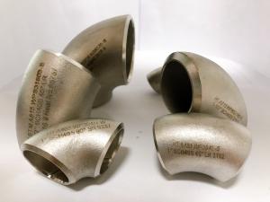 China MSS-SP43 Duplex Stainless Steel Pipe Fittings S31803 ASTM A815 WPS31803 Elbow Tee Cap Reducer Stub End on sale