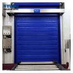 3*4.5m Cold Room High Speed Door PVC Fabric 2.0m/s Fast Rolling Door 0.75KW