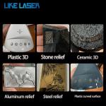 Desktop 30W Speed Fiber Laser Marking Machine Marking Speed 0-7000mm/S