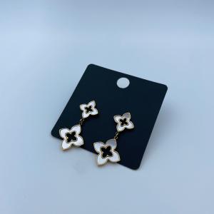 Wholesale Polished Gold Finish Stainless Steel Earring with CZ Stone and Gold from china suppliers