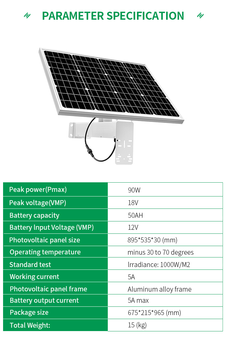EU Warehouse Good Selling Monocrystalline 90W 40Ah Half Cell Waterproof Fixed Solar Panel
