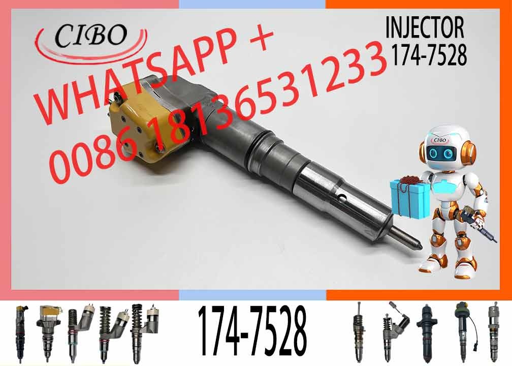 Diesel engine parts fuel injector 1747526 4CR01974 174-7526 1747528 232-1173 232-1183 232-1168 174-7528 for
