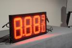 12 Inch Gas Station Sign Red Gas LED Screen for Advertising Outdoor Waterproof