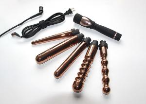 Wholesale Interchangeable Ceramic Curler Set , 240V 5 Pieces Curling Wand Set from china suppliers