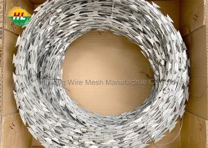 Wholesale 450mm Coils Concertina Barbed Wire high tension for Private Garden from china suppliers