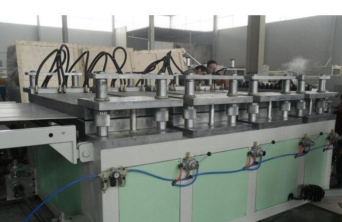 Full Automatic PVC Foam Board Machine , Wood Plastic Compositte Board Production Line