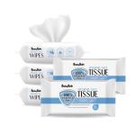 Spunlace Nonwoven Gently Cleans Face Skin Coverless Adult Disposable Wipes
