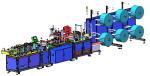 14kw Spunbond Disposable Mask Making Machine Adult Mask 4 Layers 0.7Mpa