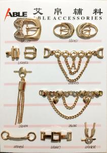 Wholesale Custom Factory Price Nickle Free Metal Zinc Alloy Shoe Chain Buckle For Men from china suppliers