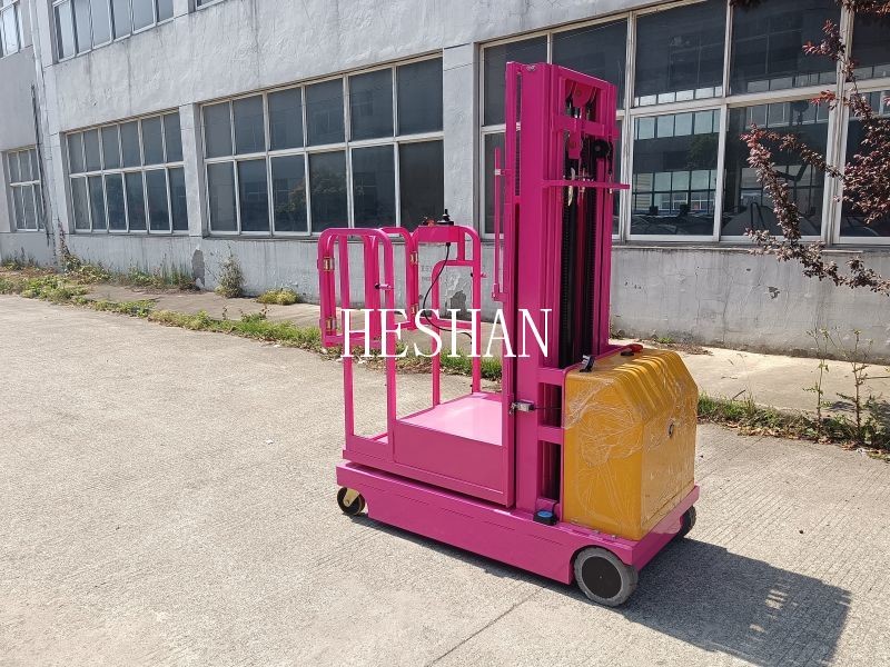 Low Level Electric Order Picker Self Propelled Mini Pickup Truck Man Lift
