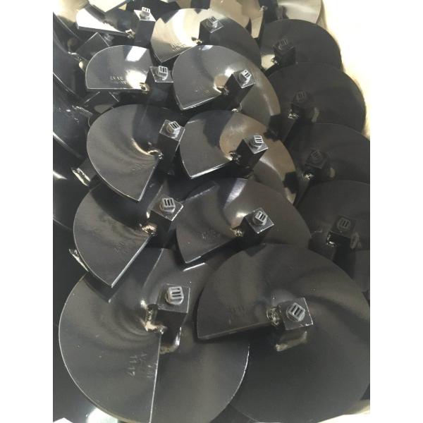 Solid Square Hub Single Helix Power Driven Anchors Earth Ground Anchor