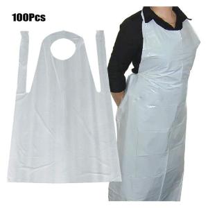 Wholesale Non Toxic Disposable CPE Plastic Aprons For Daily Cleaning / Cooking from china suppliers