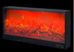 Air Conditioner Matel Plastic Electric Fireplace Brown Comfortable Home Color