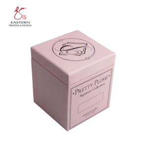 Wholesale Beautiful Pink Candle Packaging Box 1250gsm With Paper Insert from china suppliers