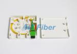 Fiber Optic Terminal Box 0.9mm Fiber Pigtail for Cat 5 / Cat 6 Cable