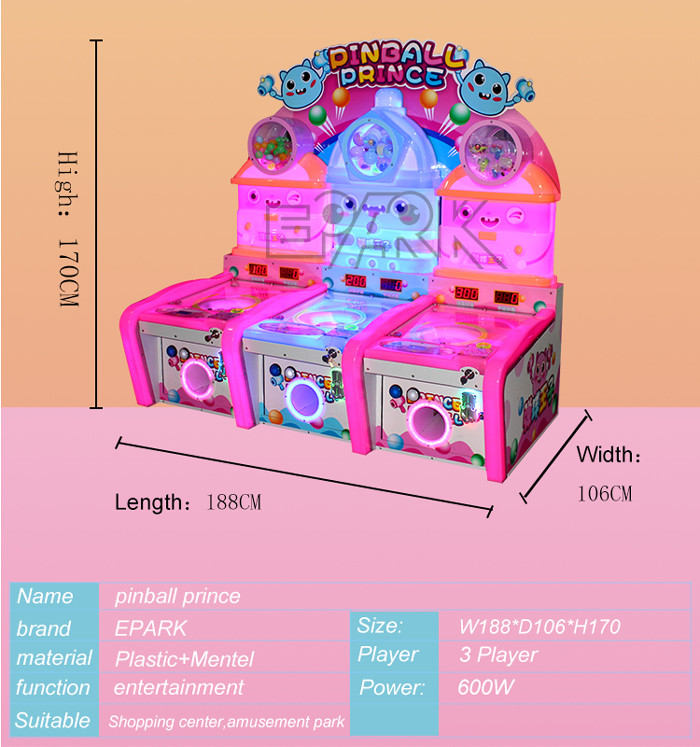 Pinball Prince Digital Pinball Machine American Style Virtual Pinball Games Machine