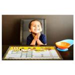 Eco-friendly Educational Plastic Disposable Placemats Adhesive Non Slip Placemat
