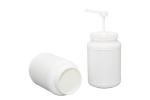 Leak Proof Commercial Household Sauce Dispenser Pump With 2500ml PE Jar Bottle