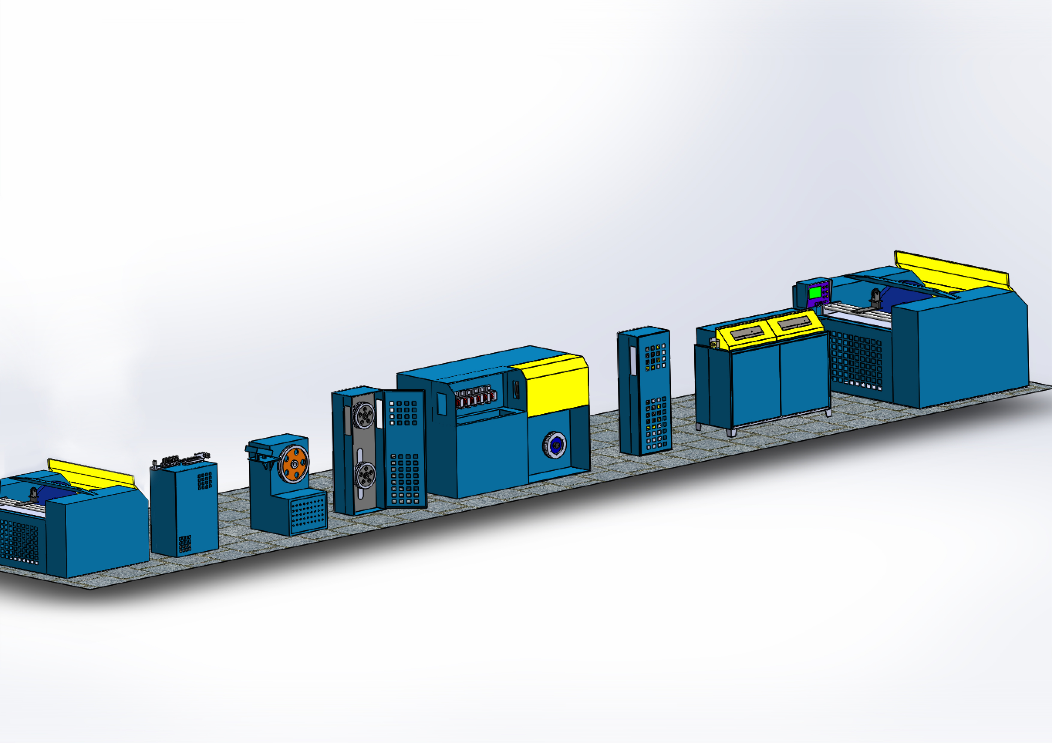 Aluminum alloy welding wire manufacturing whole line solution