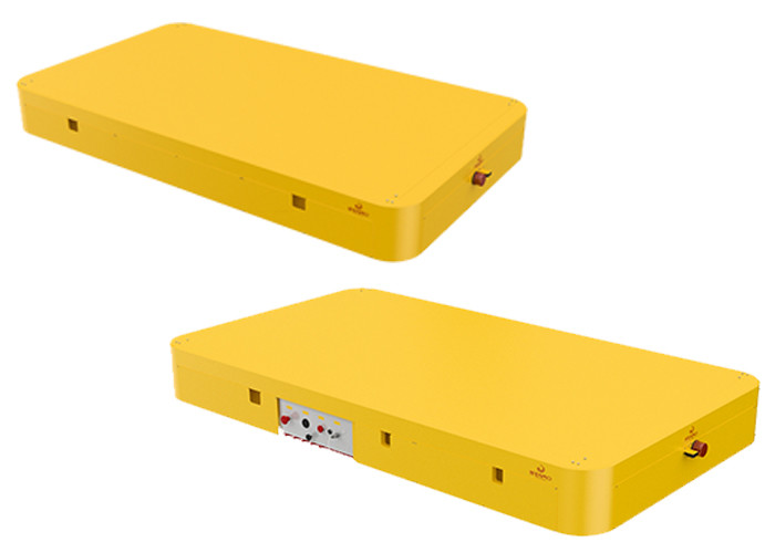 Large platform warehouse trackless transfer cart for sale
