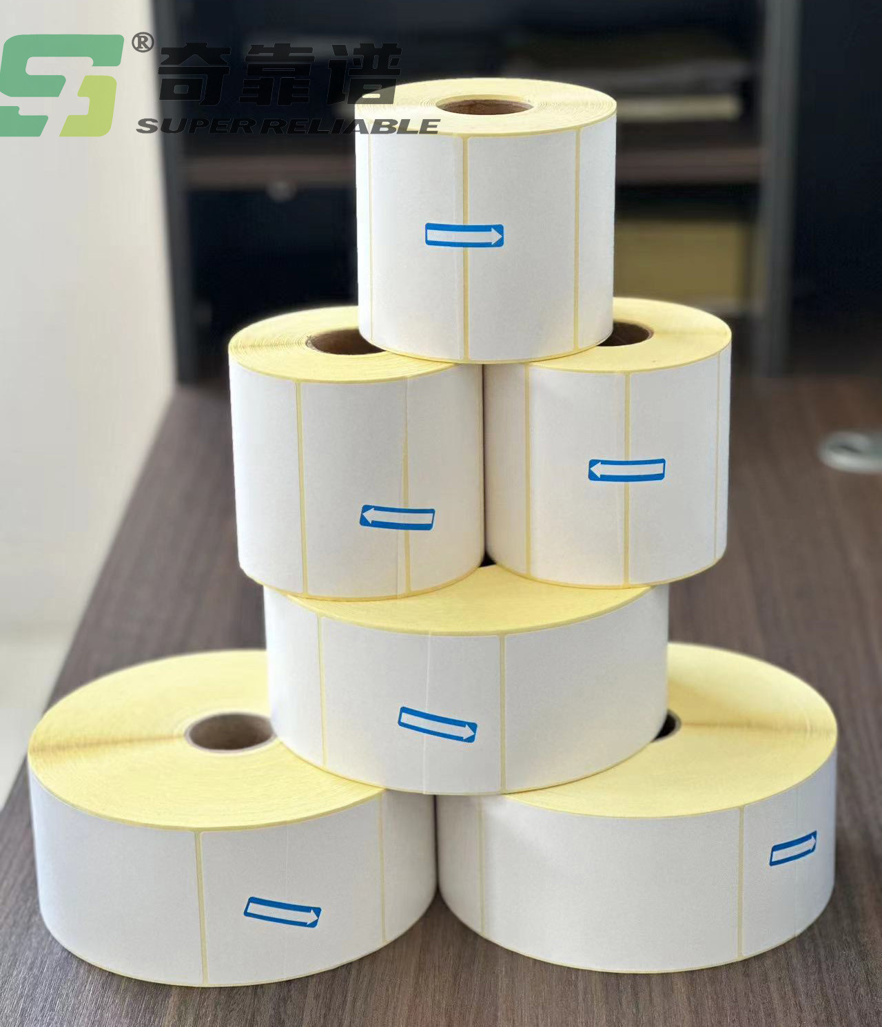 Adhesive Logistic Waybill Thermal Sticker Paper
